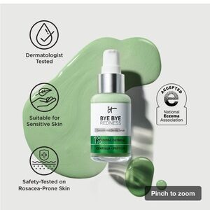 100%NEW it Cosmetics Bye Bye Redness Concentrated Derma Serum Sensitive Skin